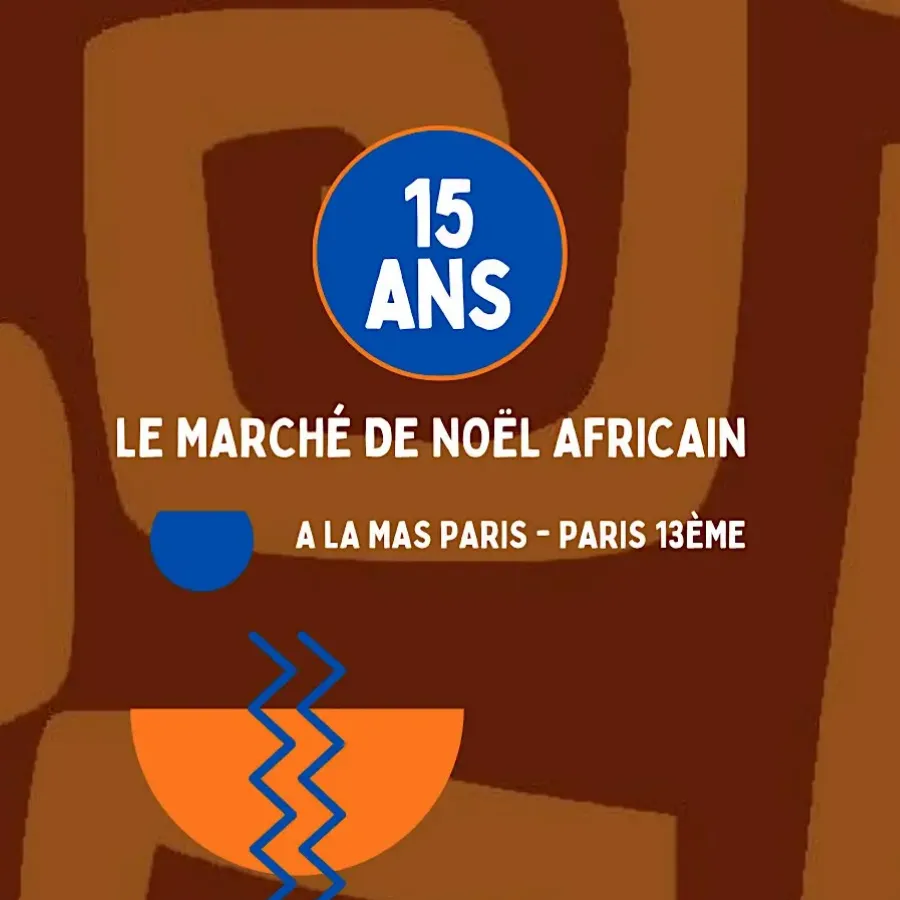 Visuel des 15 ans du Marché de Noël Africain — à remplacer.